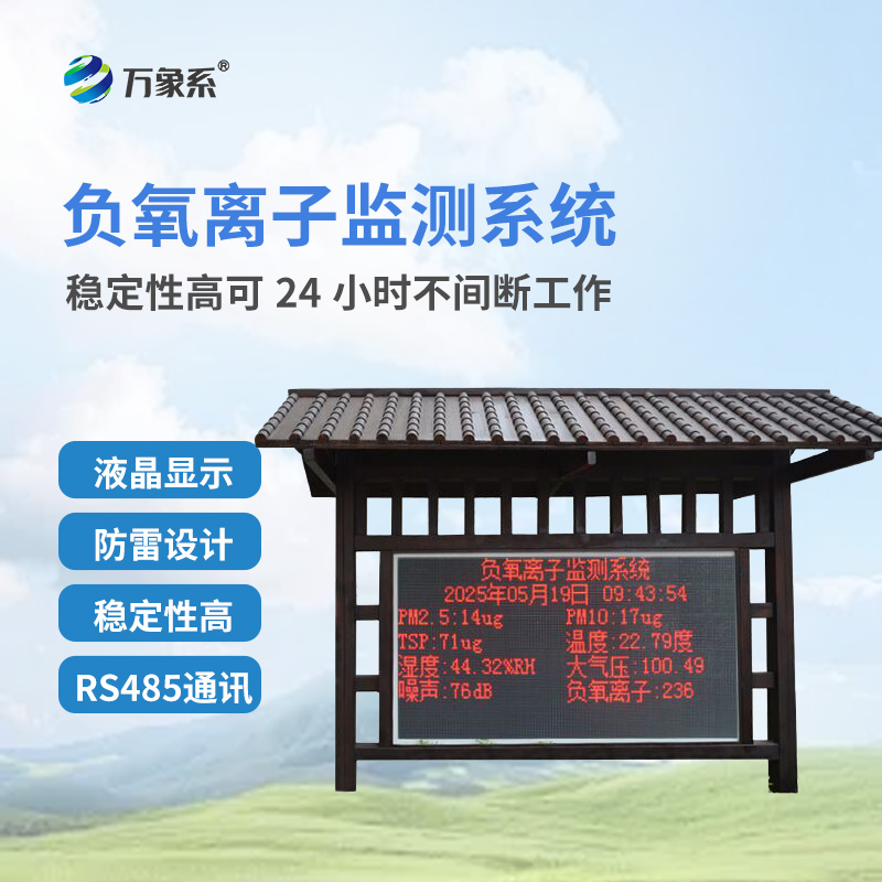 ??從數(shù)據(jù)到健康：負(fù)氧離子環(huán)境監(jiān)測(cè)站如何守護(hù)我們的呼吸質(zhì)量？