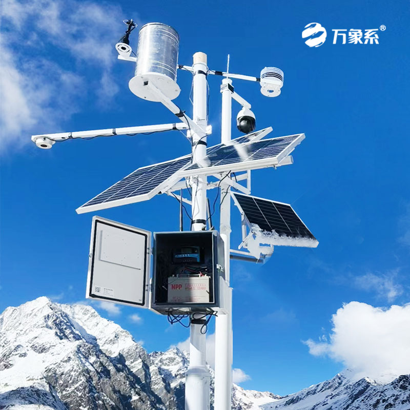 西藏雪深监测站案例图